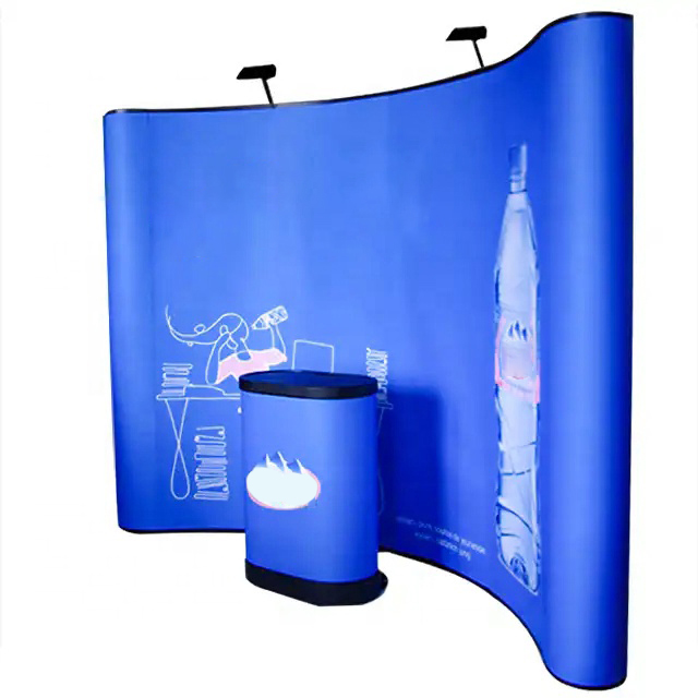 Custom Curvy Popup Trade Show Stand